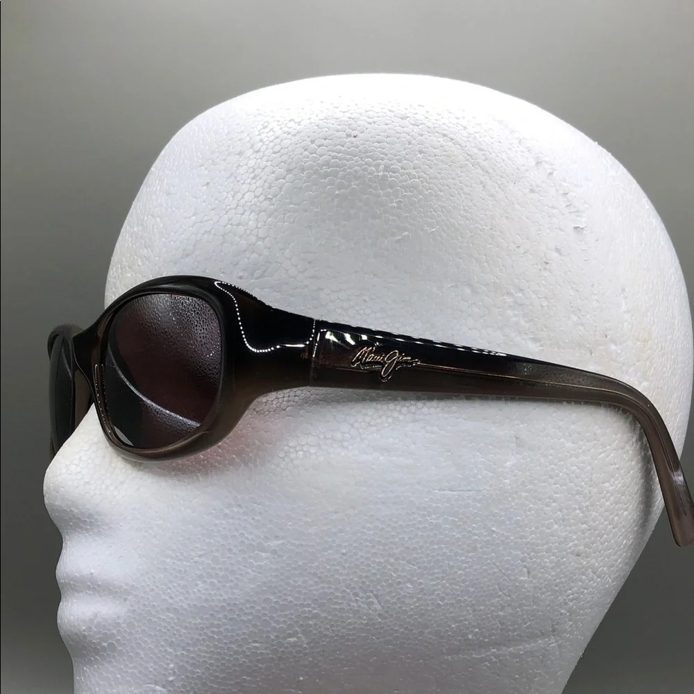 Maui Jim Punchbowl MJ219-01 Sunglasses Brown GOOD Condition UNISEX Choco Fade